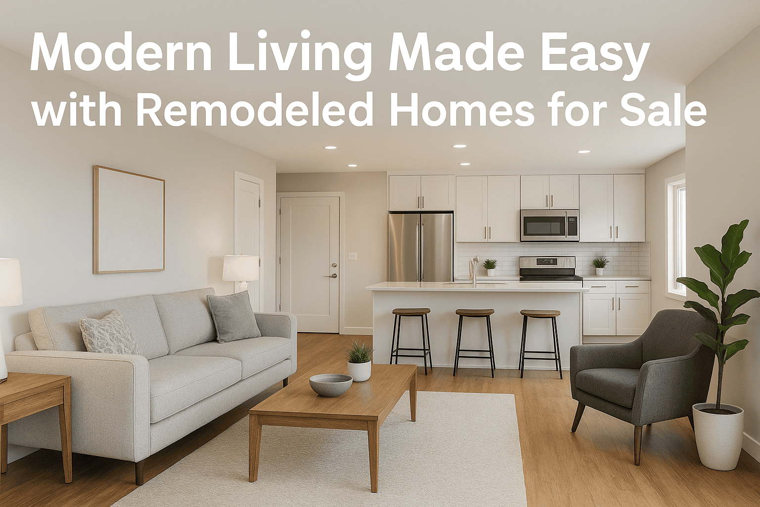 Modern Living Made Easy with Remodeled Homes for Sale